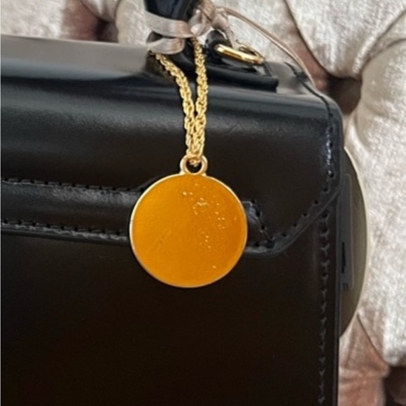 NWT Authentic Matmazel Designed black leather hand bag . - Picture 8 of 8